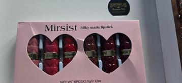 Mirsist Silky Matte Lipstick Set – 6 kleuren beschikbaar voor biedingen