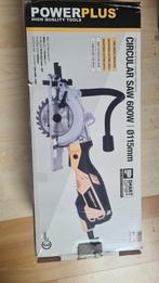 Powerplus Cirkelzaag 115mm + 2 Zaagbladen, Cirkelzaag, Nieuw, 600 tot 1200 watt, Ophalen of Verzenden