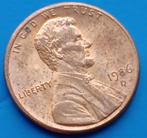 USA Lincoln Memorial 1 Cent Munt - 1986, Postzegels en Munten, Munten | Amerika, Losse munt, Verzenden, Midden-Amerika