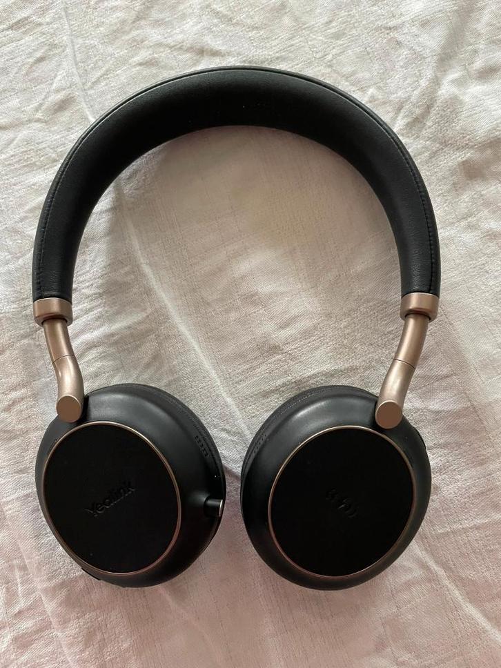 Yealink BH 72 draadloos, Computers en Software, Headsets, Zo goed als nieuw, Over-ear, Draadloos, Inklapbare microfoon, Mute-functie