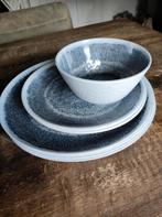 Camping servies grijs gemailleerd, Caravans en Kamperen, Ophalen of Verzenden, Gebruikt