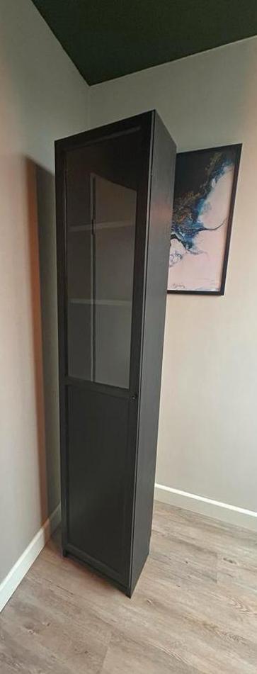 Billy Boekenkast smal model- Zwart, Huis en Inrichting, Kasten | Boekenkasten, Gebruikt, Minder dan 50 cm, 200 cm of meer, 25 tot 50 cm