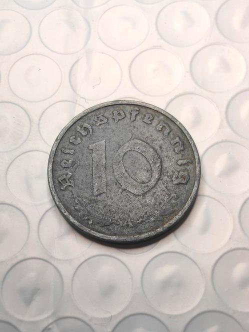 10 Reichspfennig munt 1940 – Tweede Wereldoorlog (7), Postzegels en Munten, Munten | Europa | Niet-Euromunten, Losse munt, Duitsland
