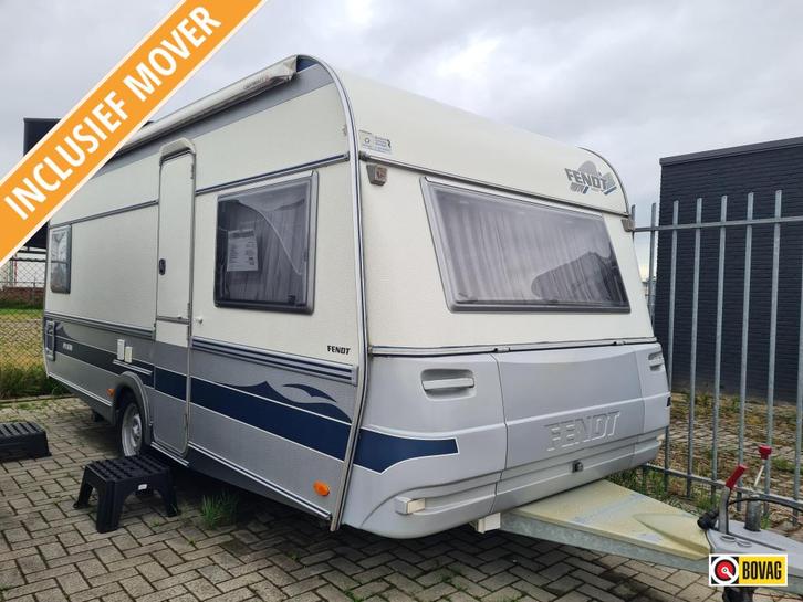 Fendt Platin 490 TF Vol uitgerust!, Caravans en Kamperen, Caravans, Bedrijf, Rondzit, Fendt, Frans bed, Overige typen, Airco, Fietsenrek