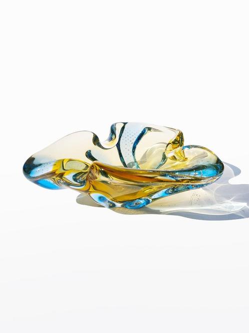Schaal/asbak artglass, Tsjechië, Hana, Karel Zemek, jaren 60, Antiek en Kunst, Antiek | Glas en Kristal, Verzenden