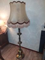 Retro, vintage vloerlamp met varkensleren kap, Ophalen