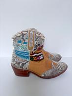 BOHO leer slang schelpjes korte hohemian laarsjes  Maat 37, Kleding | Dames, Schoenen, Overige kleuren, Lage of Enkellaarzen, Ophalen of Verzenden