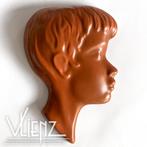 Vintage, midcentury wandmasker keramiek kind nr. 654, Ophalen of Verzenden, Huis en Inrichting