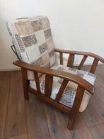 Antieke Rokersstoel met Houten Frame, Ophalen of Verzenden