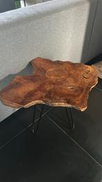 Salontafeltje natuurhout, Ophalen, Minder dan 45 cm, Minder dan 55 cm, Gebruikt