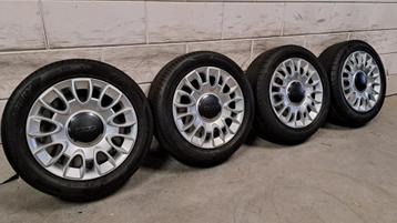 Lichtmetalen velgen Fiat 500 Panda 185/55/15 goed profiel! beschikbaar voor biedingen