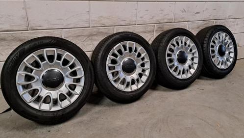 Lichtmetalen velgen Fiat 500 Panda 185/55/15 goed profiel!, Auto-onderdelen, Banden en Velgen, Banden en Velgen, Zomerbanden, 15 inch