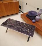 Vintage salontafel van J.Belarti voor Adri Belgique, 124cm, Huis en Inrichting, Ophalen, Overige materialen, 100 tot 150 cm, .