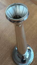 Zilver Pleet verzilverde kandelaar in zeer goede staat, Ophalen of Verzenden, Zilver