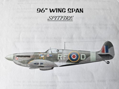 RC Spitfire laser kit bouwdoos 2,4mtr, Hobby en Vrije tijd, Modelbouw | Radiografisch | Vliegtuigen, Nieuw, Overige typen, Ophalen of Verzenden