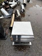Rookgas ventilator RVS, Houtkachel, Ophalen of Verzenden, Zo goed als nieuw, Inbouw