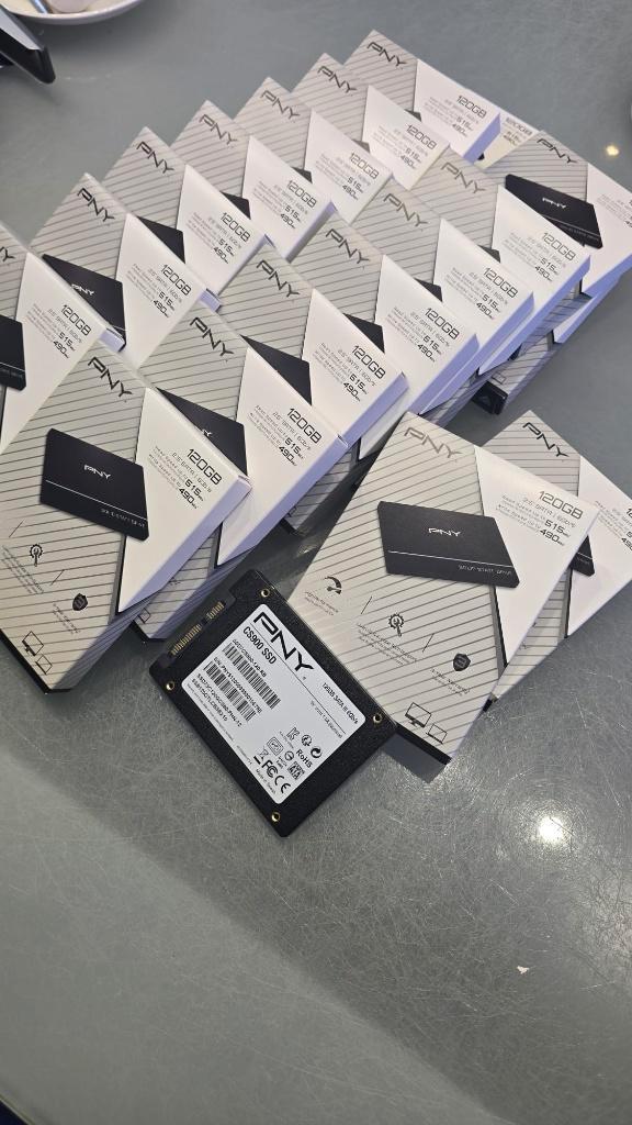 PNY CS900 120GB SSD – NIEUW IN DOOS – PARTIJ – 19 STUKS, Computers en Software, Harde schijven, Refurbished, Laptop, Extern, SSD