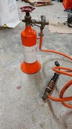 Karweiflesje gasflesje soldeerbrander, Doe-het-zelf en Verbouw, Gereedschap | Handgereedschap, Ophalen of Verzenden, Gebruikt