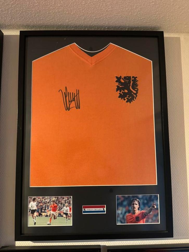 Officeel WK Shirt 1974 Johan Cruijff + Ectheid Certificaat, Verzamelen, Sportartikelen en Voetbal, Nieuw, Shirt, Overige sporten