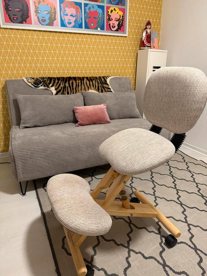 Ergonomic chair/Ergonomische Kniestoel Cinius Made in Italy, Huis en Inrichting, Stoelen, Gebruikt, Ophalen of Verzenden