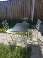Eettafel tuin tafel restaurant tafel, Ophalen, Vier personen, Vierkant, Overige houtsoorten