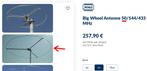 6 meter Big Wheel antenne, Telecommunicatie, Antennes en Masten, Ophalen, Nieuw, Antenne