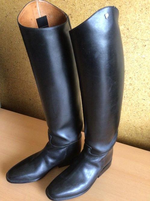 Paardrijlaarzen LEER. z.g.a.n. PETRIE maat 10. Lees tekst., Dieren en Toebehoren, Paardrijkleding, Zo goed als nieuw, Heren, Schoeisel