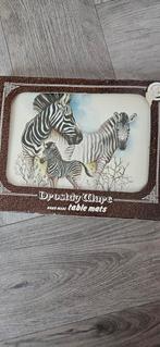 Vintage Dposidy Maps Tafelmatten - Afrikaanse Dieren, Huis en Inrichting, Ophalen of Verzenden, Zo goed als nieuw, Rechthoekig