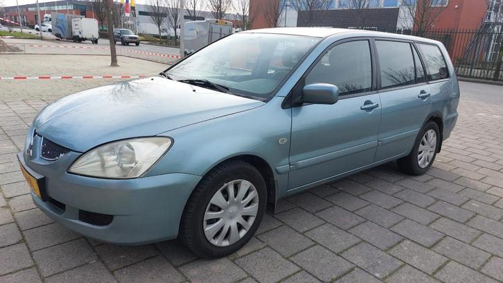 Mitsubishi Lancer 1.6 C Wagon 2005 Groen, Auto's, Mitsubishi, Particulier, Lancer, Benzine, C, Stationwagon, Handgeschakeld, Origineel Nederlands