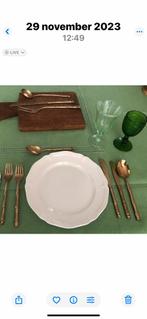 Vintage bamboe bestek brons/messing 72 stuks, Antiek en Kunst, Ophalen of Verzenden