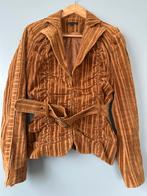 Bruin vintage Corduroy getailleerde blazer, Verzenden, Zo goed als nieuw