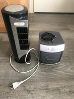Twee ventilatoren / aircoolers te koop, Ophalen, Gebruikt, Tafelventilator