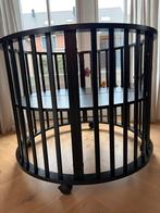 Ronde box op wieltjes zwart, Kinderen en Baby's, Boxen, Ophalen, Zo goed als nieuw, Rond, Wieltjes