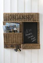 Prachtige rattan wand ORGANISER Riviera Maison, Huis en Inrichting, Ophalen of Verzenden, Zo goed als nieuw