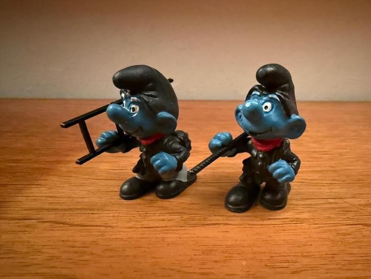 Schoorsteenveger smurfen (Supersmurf), Verzamelen, Smurfen, Gebruikt, Poppetje, Figuurtje of Knuffel, Overige Smurfen, Ophalen of Verzenden