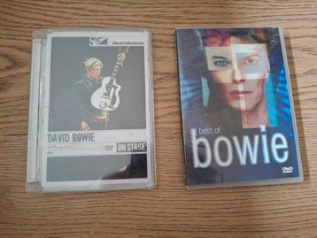2x DVD Bowie: On Stage & Best Of beschikbaar voor biedingen