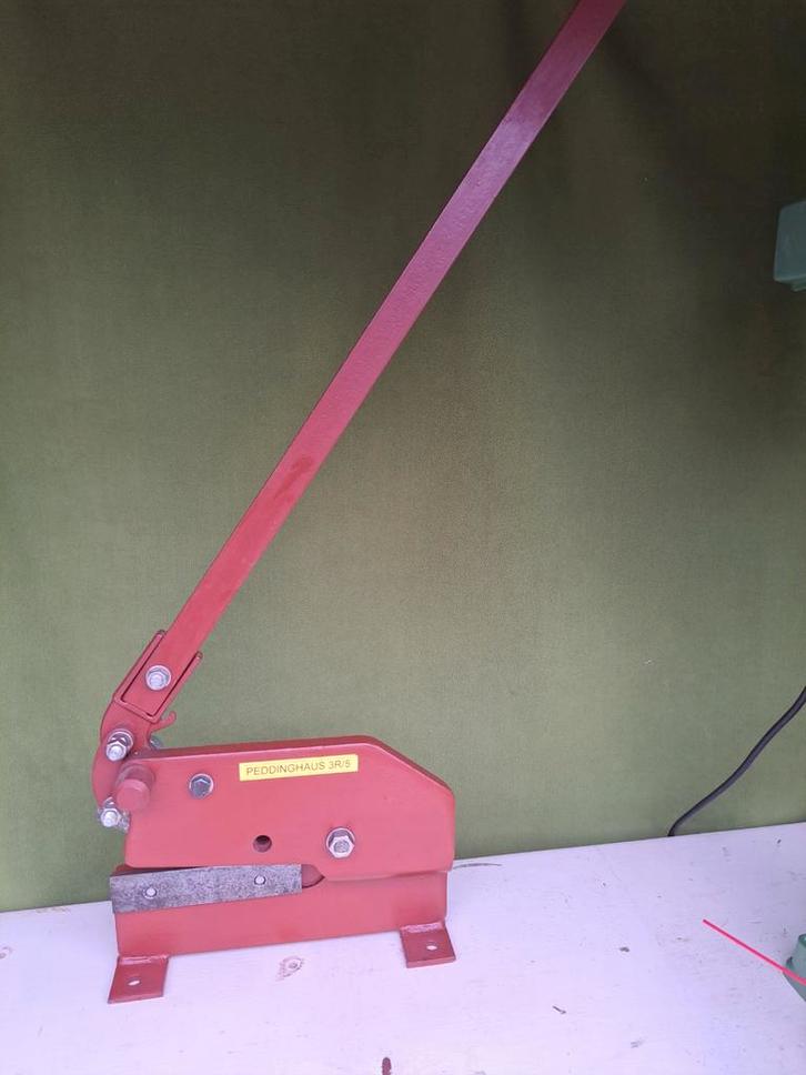 Plaatschaar Peddinghaus - Robuust en Betrouwbaar, Doe-het-zelf en Verbouw, Gereedschap | Handgereedschap, Gebruikt, Ophalen