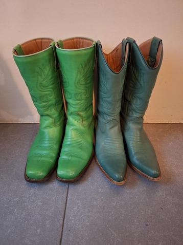 Laarzen tante betsy groene cowboylaarzen boots groen boots beschikbaar voor biedingen