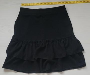 NIEUWSTAAT! Super mooi zwart glinster rokje M Zwart beschikbaar voor biedingen