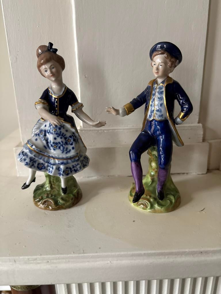 Porseleinen Beeldjes Danspaar, Ophalen of Verzenden