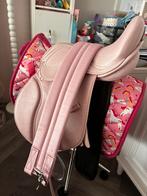 Kinder shetland zadeltje roze, Dieren en Toebehoren, Ophalen of Verzenden, Zo goed als nieuw
