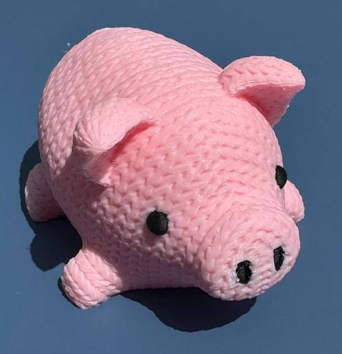 Super schattig 'gebreid' varkentje, Verzamelen, Dierenverzamelingen, Nieuw, Beeldje of Figuurtje, Boerderijdier, Ophalen of Verzenden