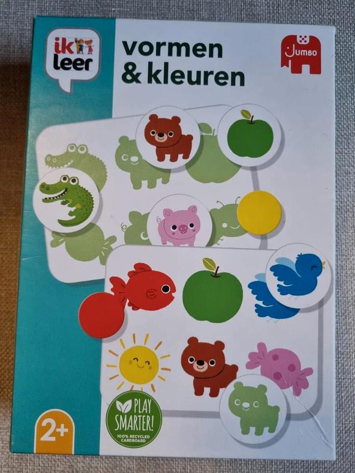 JUMBO IkLeer Vormen & Kleuren Puzzel, Kinderen en Baby's, Speelgoed | Kinderpuzzels, Zo goed als nieuw, 10 tot 50 stukjes, Ophalen of Verzenden