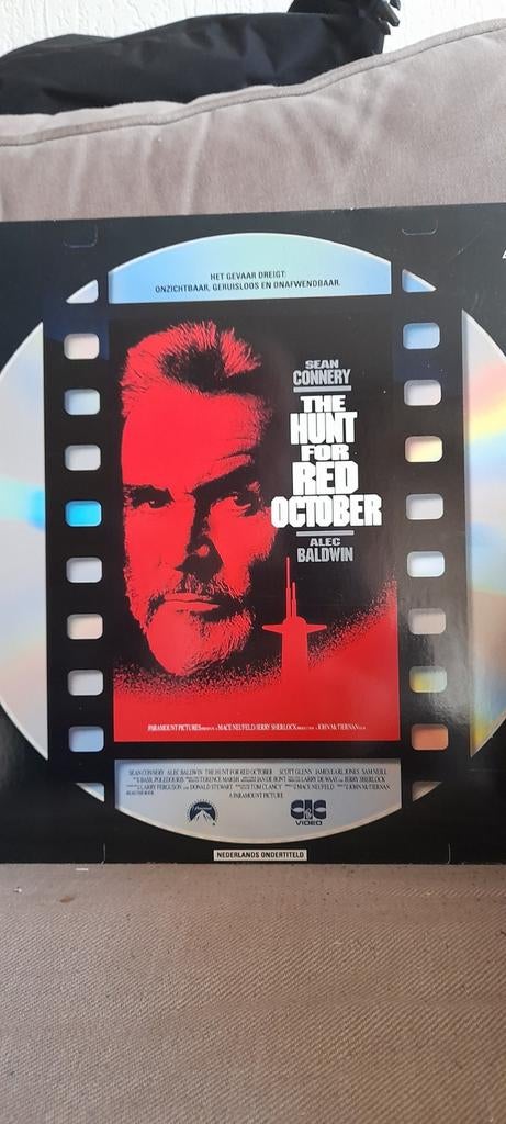 Laserdisc film The Hunt For Red October  PAL, Ophalen of Verzenden
