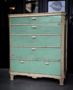 Retro vintage ladenkast, Ophalen, Zo goed als nieuw, 25 tot 50 cm, Minder dan 100 cm