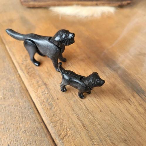 playmobil 2 zwarte honden, Kinderen en Baby's, Speelgoed | Playmobil, Gebruikt, Los playmobil, Ophalen of Verzenden