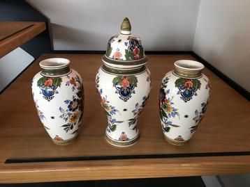 Delfts Blauw Kaststel - 3 Delig beschikbaar voor biedingen