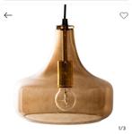 Bloomingvilke hanglamp, Huis en Inrichting, Lampen | Hanglampen, Ophalen, Gebruikt, Glas, Minder dan 50 cm