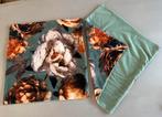 2 mooie kussen hoesjes in herfst tinten €5, Ophalen of Verzenden, Gebruikt, Groen, Vierkant