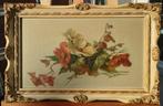 ~1900 bloemstilleven olieverf op doek (maroufle), Ophalen of Verzenden